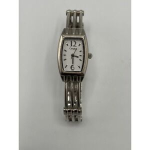 Caravelle by Bulova Women's Watch Rectangle Case Link Bar Bracelet c833117